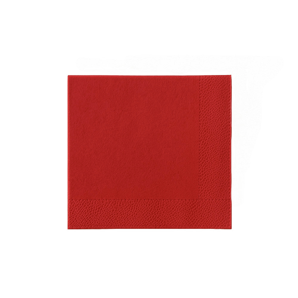 Tovaglioli ovatta color Rosso 25x25cm