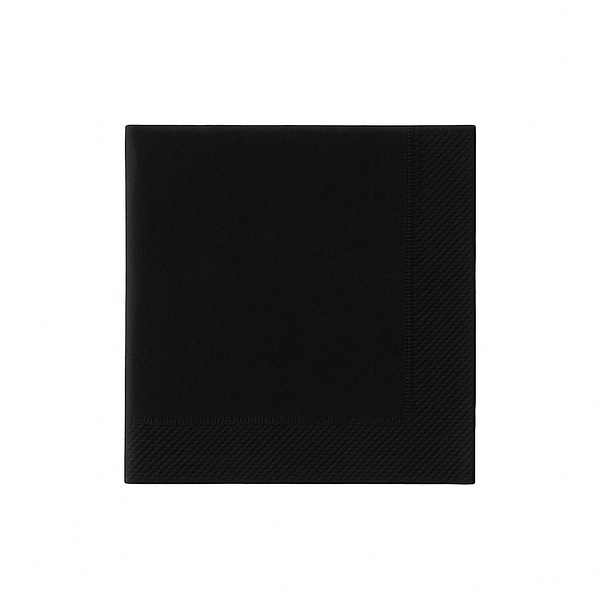 Tovaglioli ristoranti airlaid nero 40x40 cm