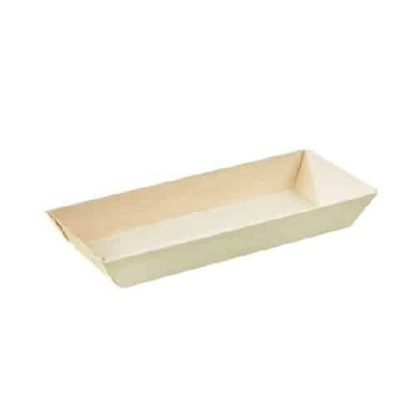 Vaschette in legno per sushi/finger food 21.5x8.5 cm (100 unità).