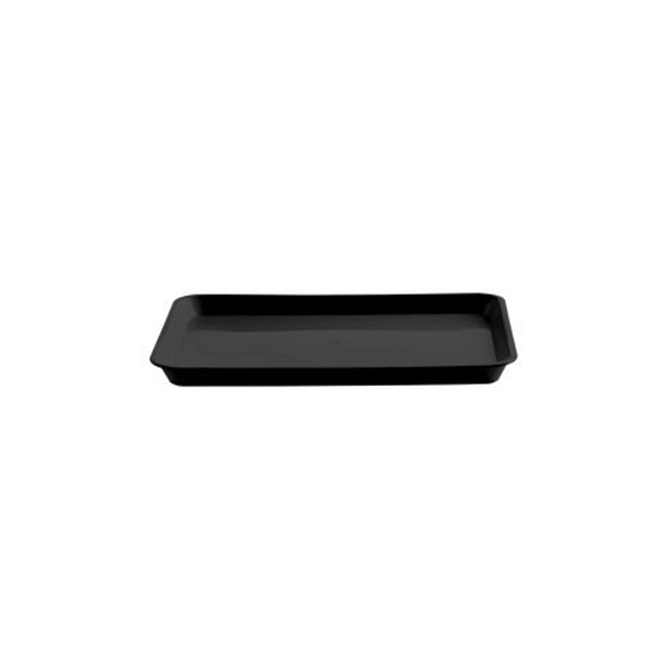 Vassoi in plastica rigida per bar rettangolari neri 31x22 cm, 80 pezzi. Materiale ultra resistente, con superficie antiscivolo e facile da pulire. Ideali per un utilizzo intensivo in ambienti professionali.