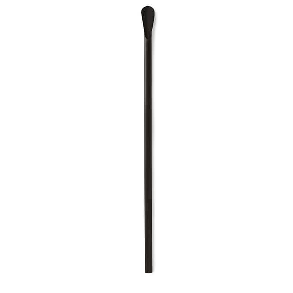 Cannuccia cucchiaio compostabile nera (250 pz)