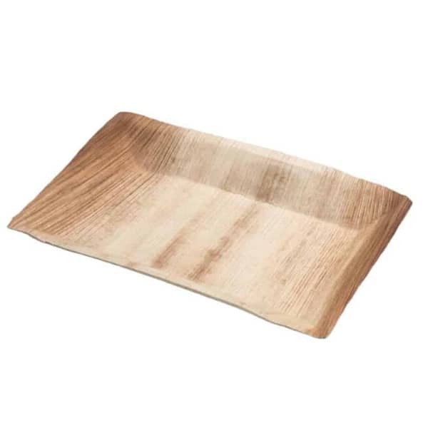 Vassoietto rettangolare foglia palma 17x25 cm 25 pz.