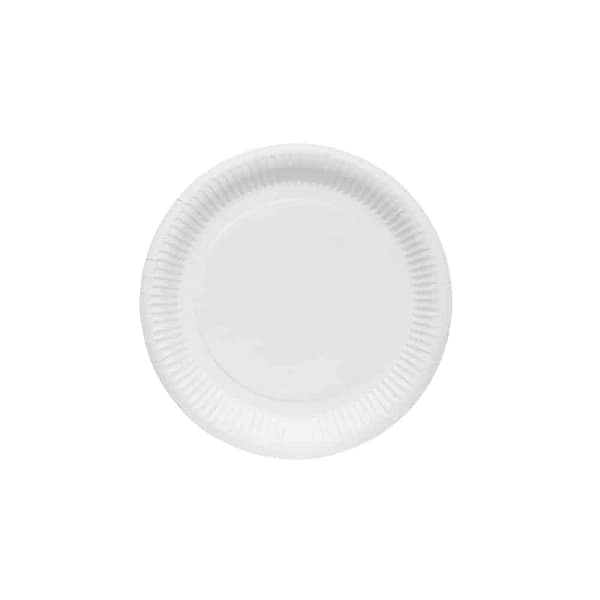 Assiettes en papier compostables élégantes 22,6 cm 125 pcs.