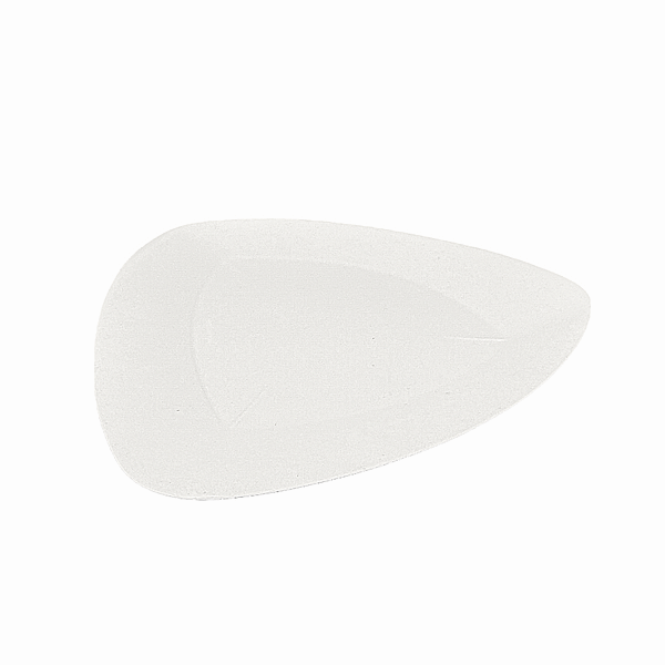 Assiettes jetables triangulaires élégantes en cellulose et PLA, lot de 100, compostables.