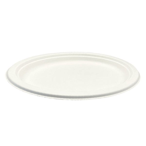 Assiettes ovales en pâte et PLA 26×19 cm, lot de 100, compostables.