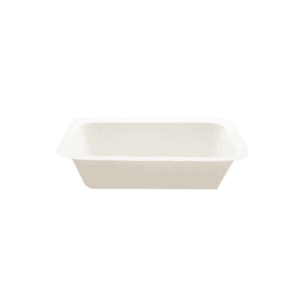 Barquettes alimentaires biodégradables 450 ml - Lot de 100 unités.