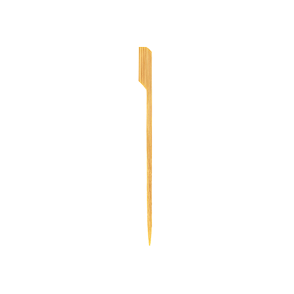 Brochettes en bambou naturel 15 cm, compostables et biodégradables, idéales pour les finger food et événements écoresponsables