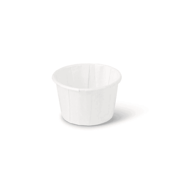 Bols à aliments pour doigts en carton 60 ml, 5000 pcs, compostables et biodégradables.