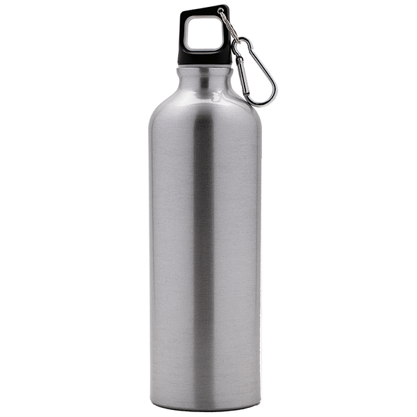 Gourde écologique en aluminium 750 ml, réutilisable et personnalisable.