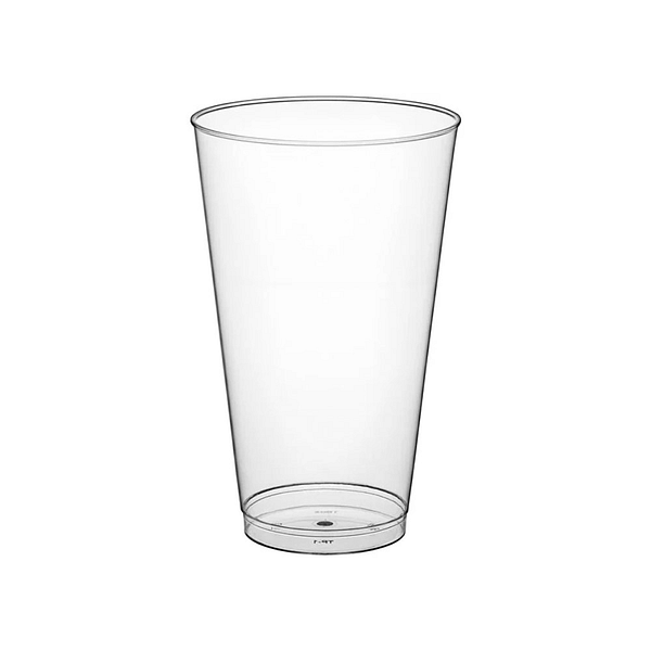 Chope à bière transparente PP 360ml - Pack économique 200 unités