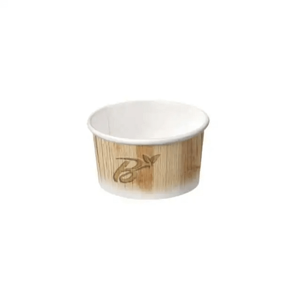 Coupes à glace biodégradables 230ml en papier blanc et PLA - lot de 129.