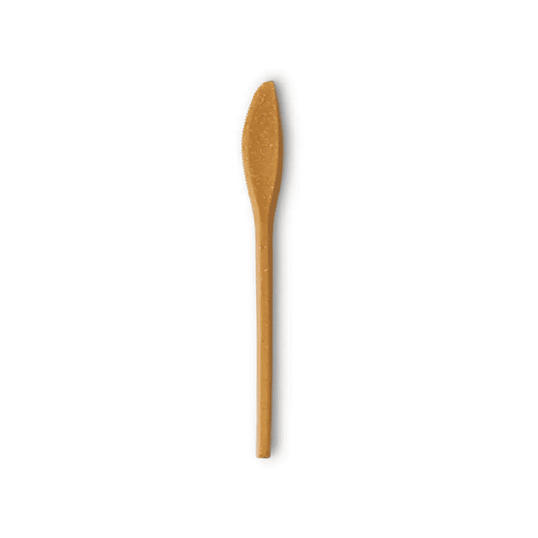 Couteaux rigides havane 18 cm en bio-composite.