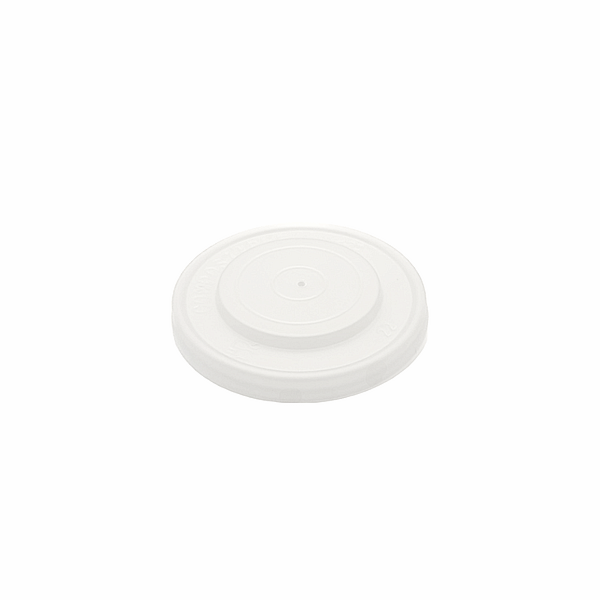 Couvercles biodégradables CPLA pour gobelets café 80 ml - Pack de 100