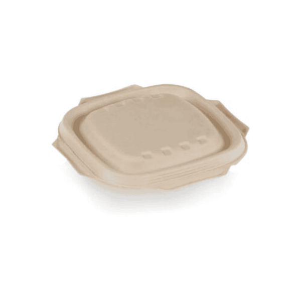 Couvercles en pulpe pour plats de 600 à 900 ml, lot de 125, compostables.