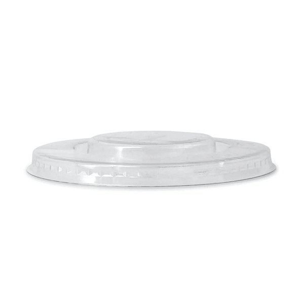 Couvercles plats avec ouverture pour gobelets 300|500 ml, lot de 200, compostables.