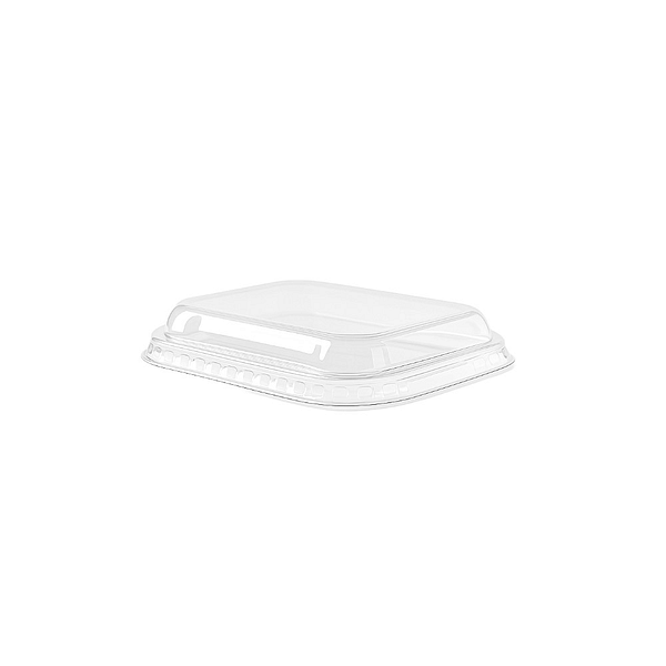 Couvercles compostables bacs glace 19x13 cm - Pack économique 150 unités.