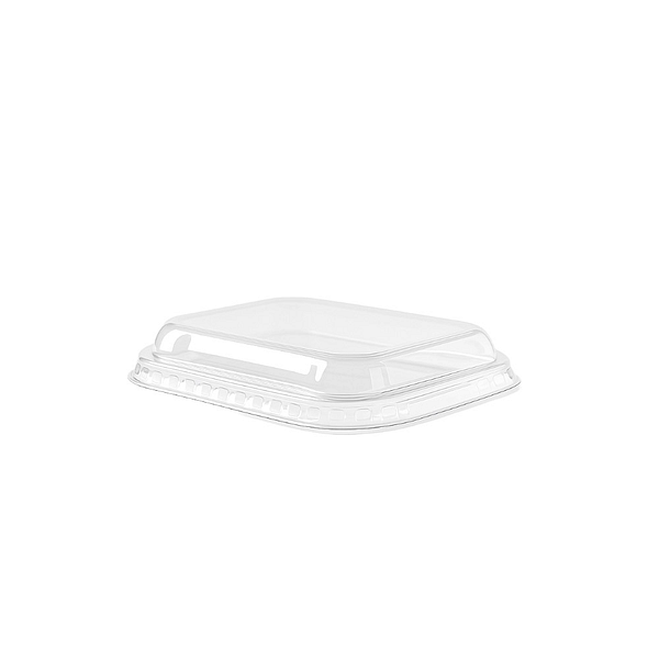 Couvercles compostables pour bacs à glace 24x16,5 cm - Lot de 200