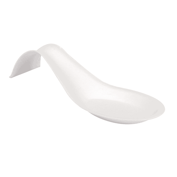Cuillère design biodégradable et compostable pour finger food, 50 pcs, sans plastique.