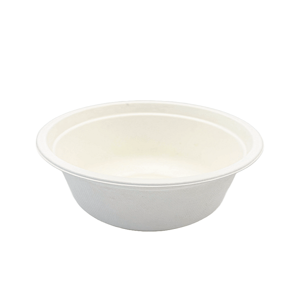 Gamelles jetables compostables pour animaux de compagnie blanc 350 ml 100 pcs