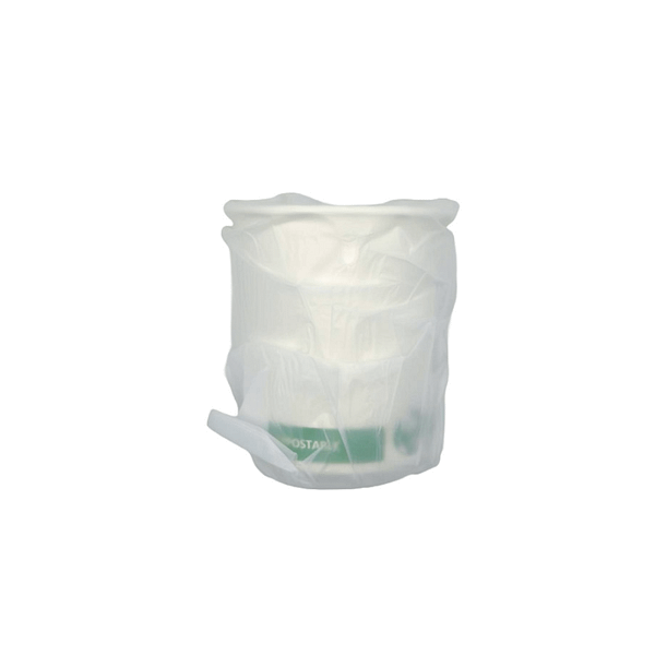 Gobelets en carton 200 ml emballés individuellement, lot de 500, compostables.