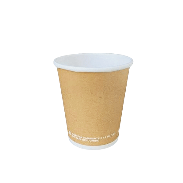 Gobelets papier havane PLA 300ml biodégradables
