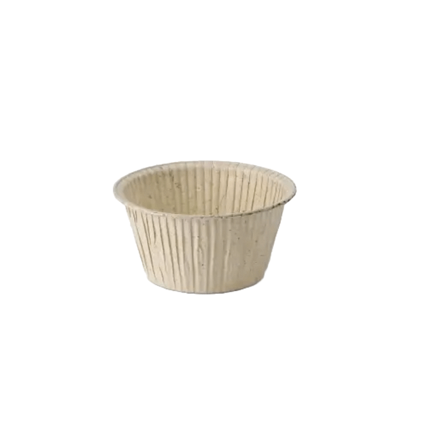 Gobelets en papier ivoire diamètre 5 cm, 300 pcs, compostables et biodégradables, certifiés sans plastique.