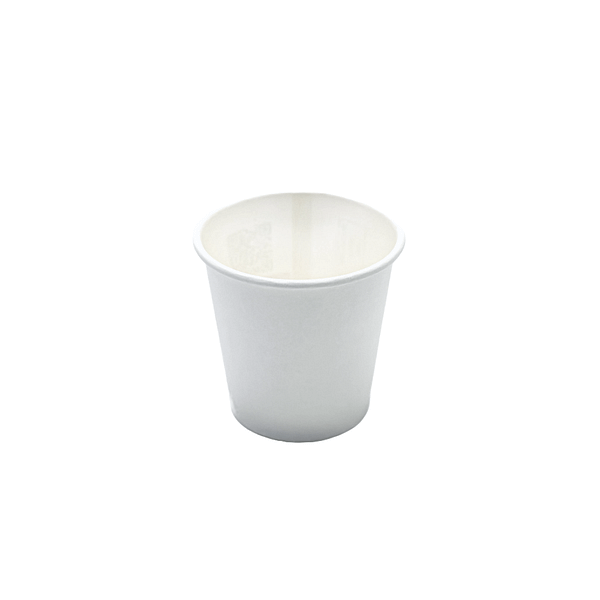 Petits gobelets à café en papier 90 ml avec revêtement à base aqueuse, lot de 100.