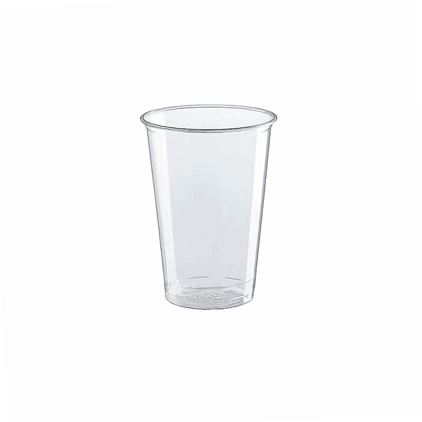 Gobelets transparents compostables 235 ml - Pack économique de 3000 unités.