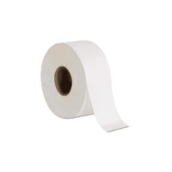 Papier toilette Jumbo maxi 6 rouleaux, fibre cellulose vierge, qualité supérieure.
