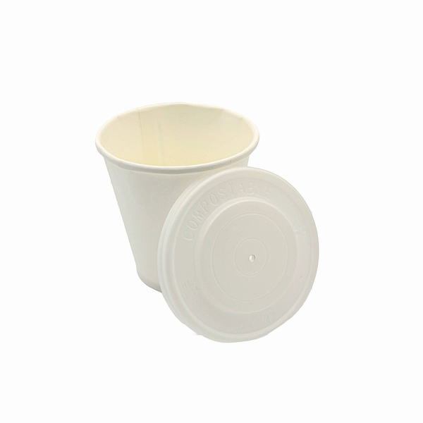 Kit café à emporter 80ml avec couvercle - lot de 100