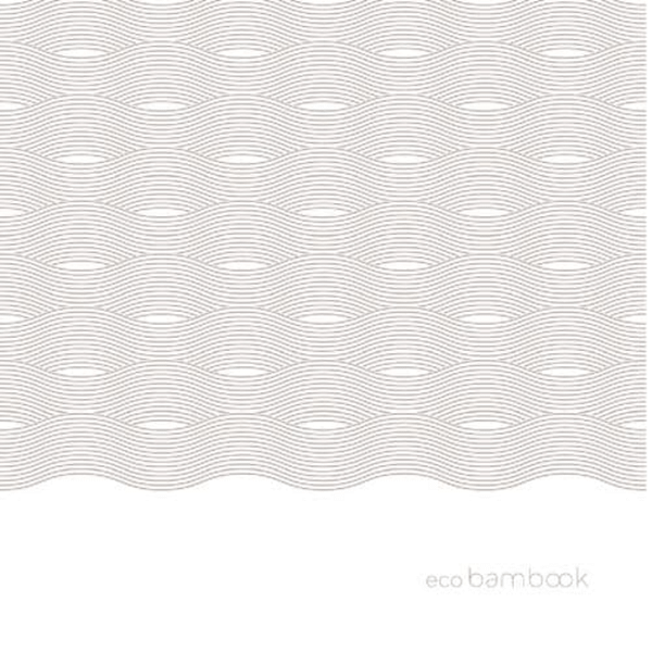 Nappe en bambou gris tourterelle 100x100 cm.