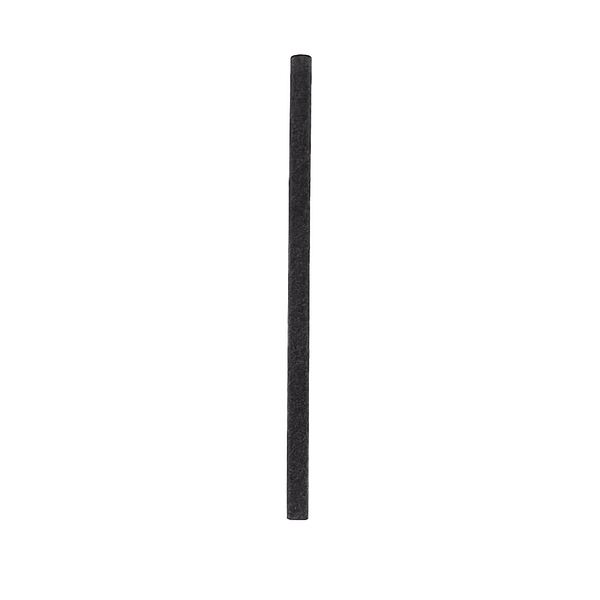 Pailles courtes en papier noir de 15 cm, paquet de 250.