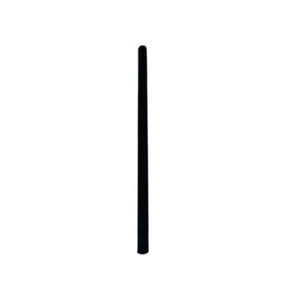 Pailles noires compostables 8x240 mm - Alternative écologique pour boissons.