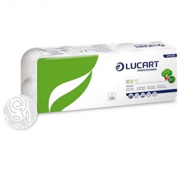 Papier hygiénique biodégradable Ecolabel - Paquet de 20 unités