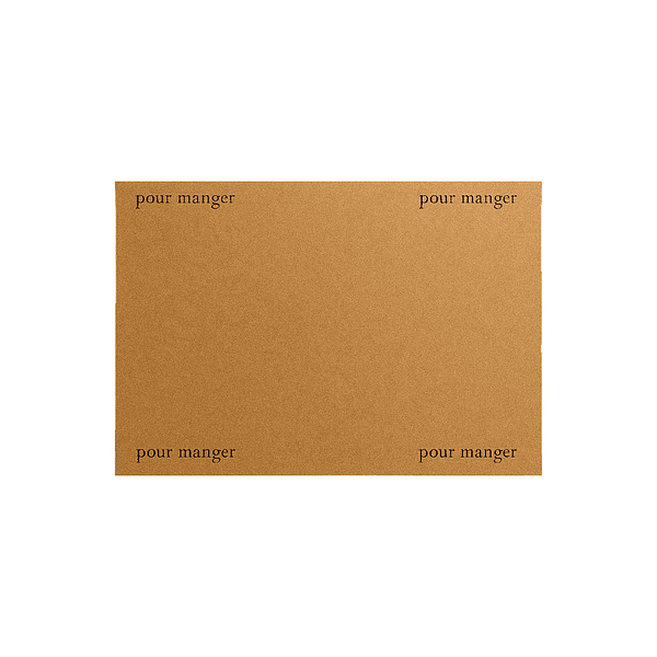 Papier ingraissable compostable POUR MANGER 34×50 cm, pour aliments chauds et froids.