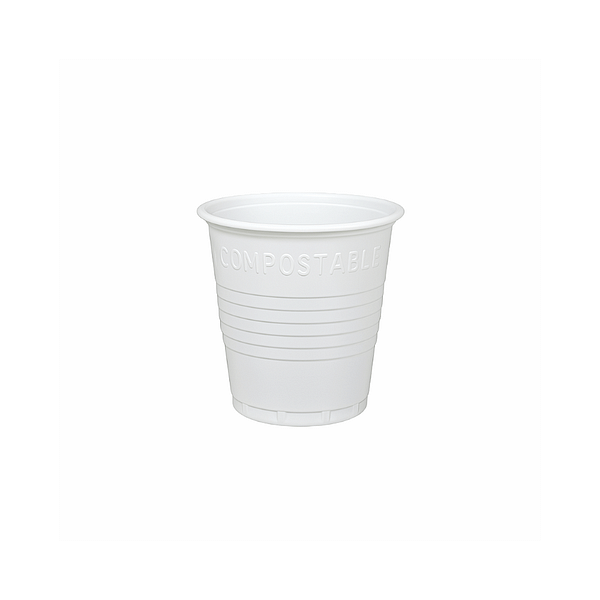 Petits gobelets biodégradables 80 ml CPLA - Pack de 100
