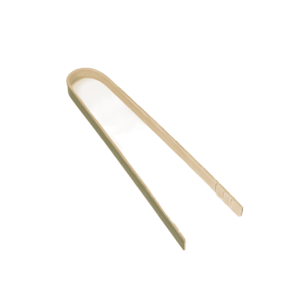 Pince à épiler en bois Nature 15 cm compostable.