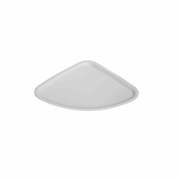 Plaques à pizza triangulaires en pulpe de cellulose, lot de 100, compostables.