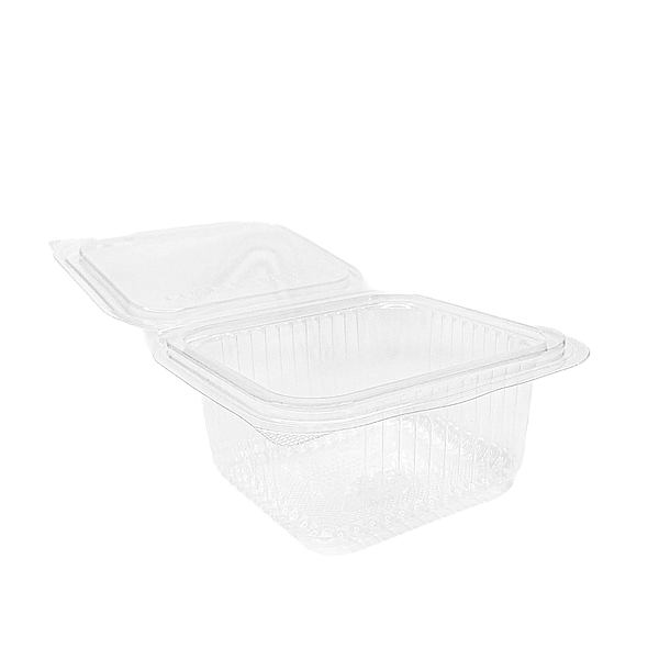 Pot en bioplastique 355ml avec couvercle - Emballage compostable (lot de 200)