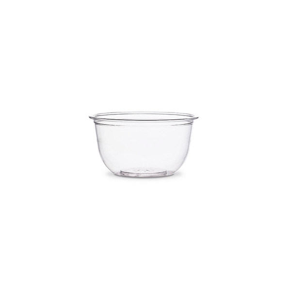 Récipients jetables pour desserts, sauces, yaourts, salades de fruits 236 ml, 100 pcs, compostables et biodégradables.