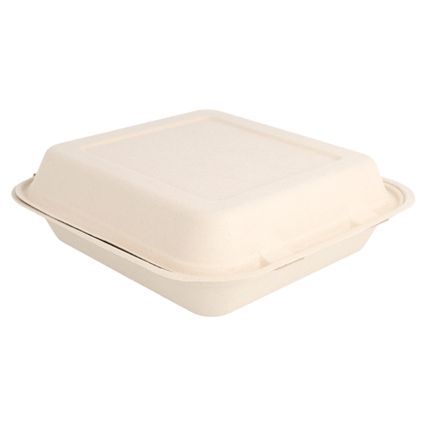 Récipients pour plats à emporter Havana moyen, 100 pcs, compostables et biodégradables.