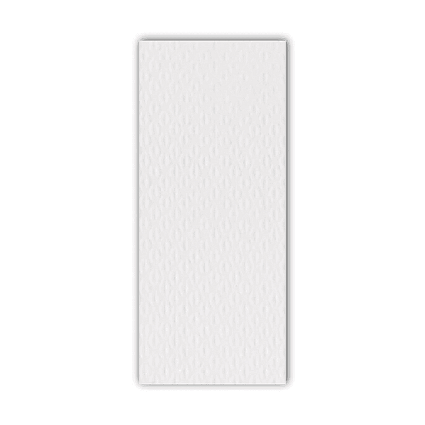 Rouleau d’essuie-tout blanc damassé 1,2x50 m.