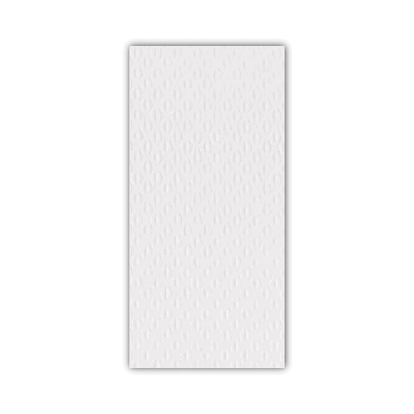 Rouleau de nappe damassée blanche 1,2x7 m.