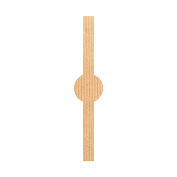 Rouleau d'étiquettes adhésives en papier kraft biodégradable, 250 pcs, compostables et certifiées sans plastique.