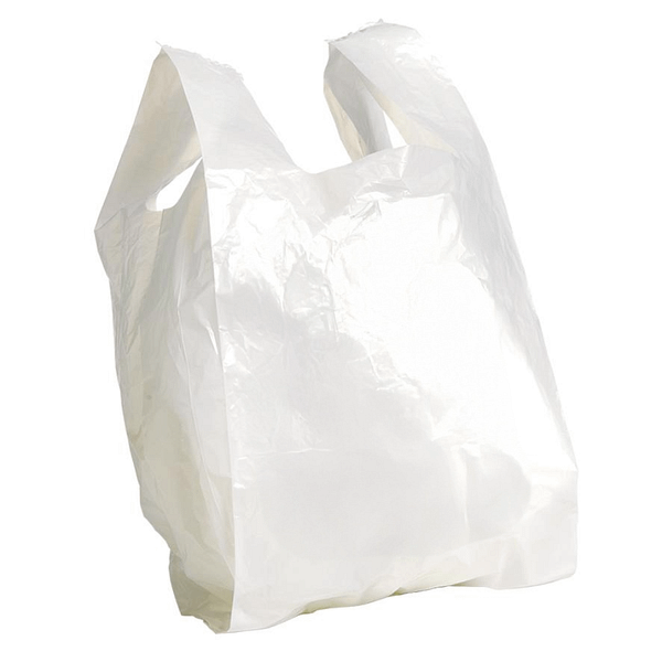 Sacs à provisions de taille moyenne en Materbi 30+18x53 cm, 4 kg, compostables et biodégradables.