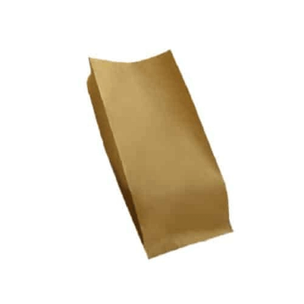 Sacs en papier alimentaire Havane 25x60 cm, 10 kg, compostables et biodégradables.