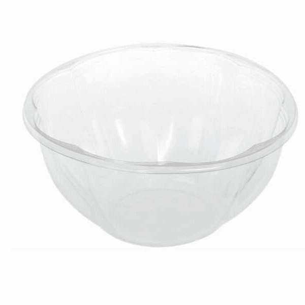 Saladiers transparents compostables 950 ml, lot de 100.