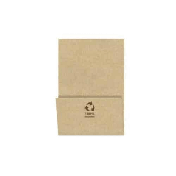 Serviettes de bar recyclées 1 pli 17x17 cm - Lot économique de 3000