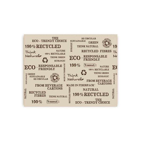 Tapis de bar en papier recyclé 40x31 cm en rouleaux.