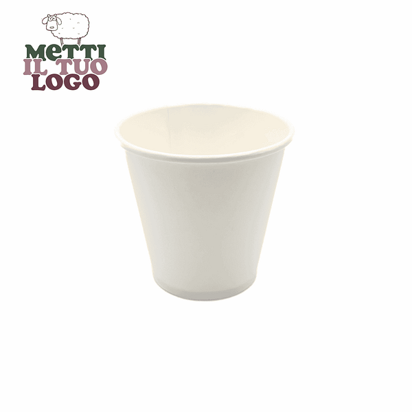 Tasses à café longues compostables personnalisées 220 ml - Écologiques et uniques.